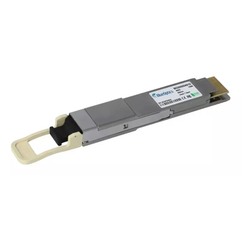 BlueOptics PAN-QSFPDD-400GBASE-SR8-BO Transceptor QSFP-DD, 400GBASE-SR8, multimodo, 850 nm, MPO-16/MTP-16, 100 m