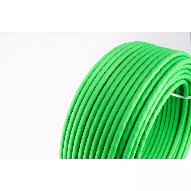 Cable de red ShiverPeaks BS08-8605503 S/FTP Cat8.2 50m Verde
