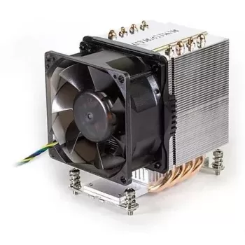 Ventilador Cooler Dynatron R-27 para procesador 8 cm Aluminio Negro