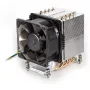 Ventilador Cooler Dynatron R-27 para procesador 8 cm Aluminio Negro