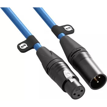 Cable XLR Rode XLR3M-B 3 m — cable de micrófono conector macho a conector hembra, azul