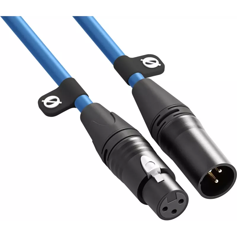 Cable XLR Rode XLR3M-B 3 m — cable de micrófono conector macho a conector hembra, azul