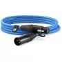 Cable XLR Rode XLR3M-B 3 m — cable de micrófono conector macho a conector hembra, azul