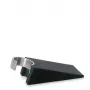 Tope de puerta Blomus WEDO negro goma acero inoxidable