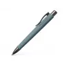 Bolígrafo a.w. Faber-Castell 241188 — clip-on retráctil, tinta azul, carcasa gris, punta extra ancha, 1 ud.