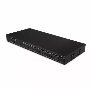 Lindy 16x16 matriz HDMI 4K60, HDMI, HDMI, 3,5 mm, 3840 x 2160 píxeles, negro, metal