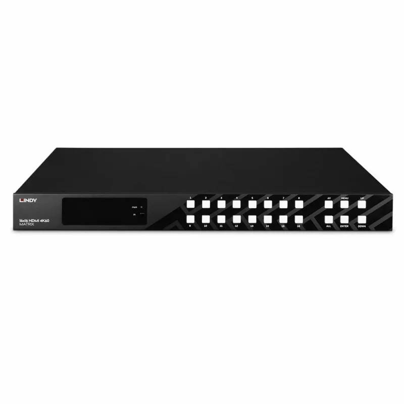 Lindy 38359 matriz conmutadora HDMI 16x16, 4K60, de sobremesa