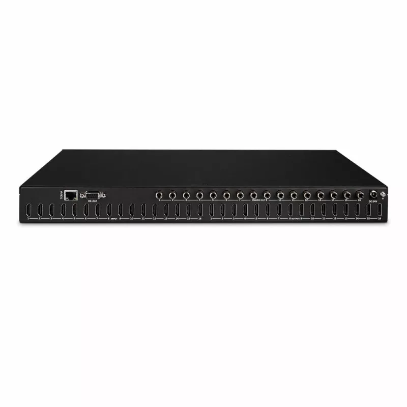 Lindy 38359 matriz conmutadora HDMI 16x16, 4K60, de sobremesa