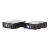 Extensor KVM Lindy 300 m HDMI fibra óptica 4K60 y USB, transmisor y receptor, cableado, 300 m, 3840 x 2160 píxeles, negro, metal