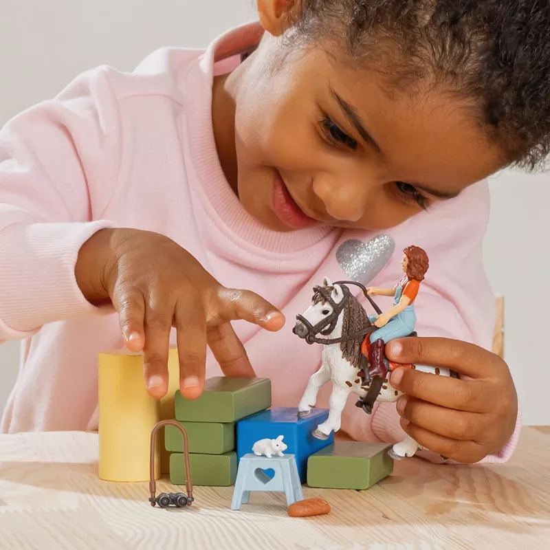 schleich HORSE CLUB Mia & Spotty, caballo con jinete, caballos, 5 año(s), multicolor, plástico