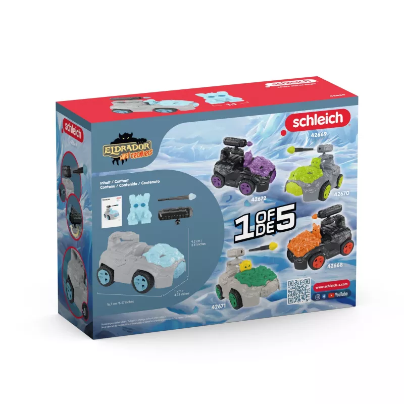 Vehículo Schleich ELDRADOR CREATURES Ice CrashMobile Mini Creature 7-12 años
