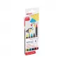 Rotulador Edding 4-1200-5-3 Aqua negro verde claro rojo amarillo punta redonda