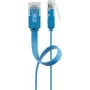 Cable de parcheo plano Goobay CAT 6 2 m U/UTP azul