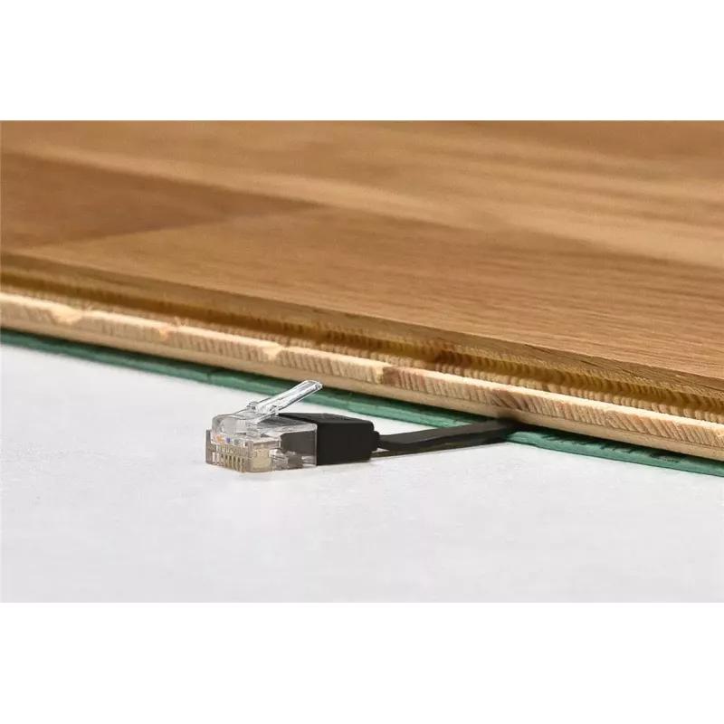 Cable de parcheo plano Goobay CAT 6 2 m U/UTP violeta