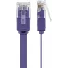 Cable de parcheo plano Goobay CAT 6 2 m U/UTP violeta