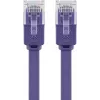 Cable de parcheo plano Goobay CAT 6 2 m U/UTP violeta