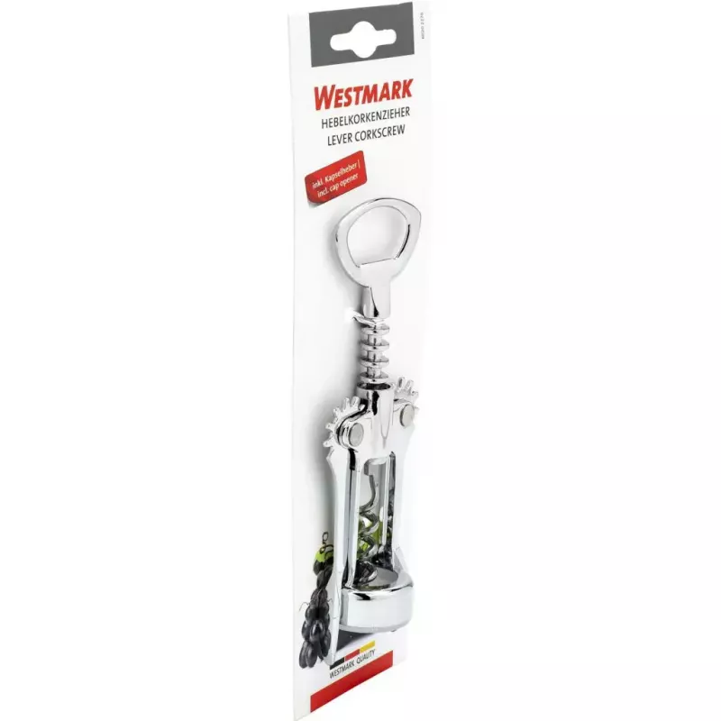 Sacacorchos Westmark 60202270 sacacorchos básico, acero, 173×63×37 mm