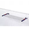 Tendedero de pared Leifheit Quartett Duo Negro Acero inoxidable