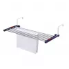 Tendedero de pared Leifheit Quartett Duo Negro Acero inoxidable