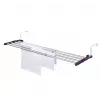 Tendedero de pared Leifheit Quartett Duo Negro Acero inoxidable