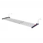 Tendedero de pared Leifheit Quartett Duo Negro Acero inoxidable