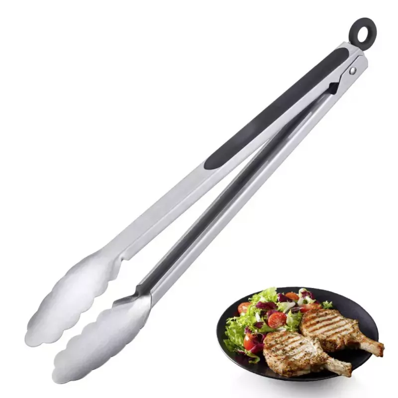 Pinza de cocina Westmark Classic Spezial Maxi 350 mm — acero inoxidable, mango TPR