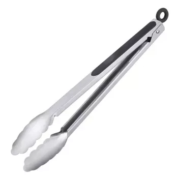 Pinza de cocina Westmark Classic Spezial Maxi 350 mm — acero inoxidable, mango TPR