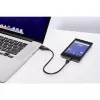 Cable USB Renkforce RF-4463076 0,3 m USB-A a Micro-USB-B Negro