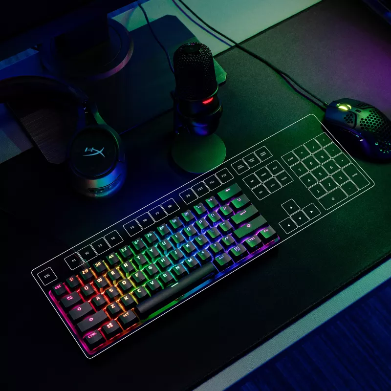 HyperX Alloy Origins 60 – Teclado mecánico gaming – HX Red