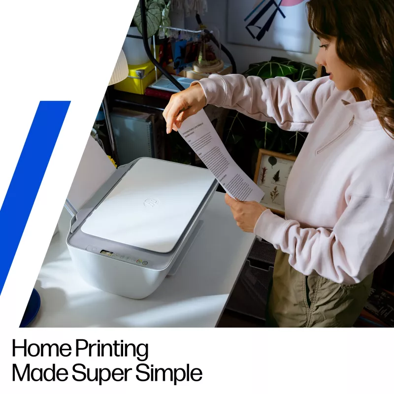 HP DeskJet 2922 Impresora multifunción inalámbrica en color, inyección térmica, impresión en color, 4800 x 1200 DPI, copia en color, A4, Blanco