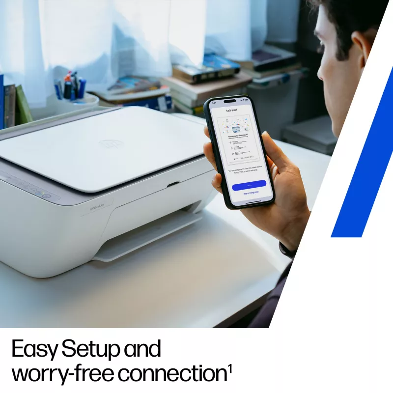 HP DeskJet 2922 Impresora multifunción inalámbrica en color, inyección térmica, impresión en color, 4800 x 1200 DPI, copia en color, A4, Blanco