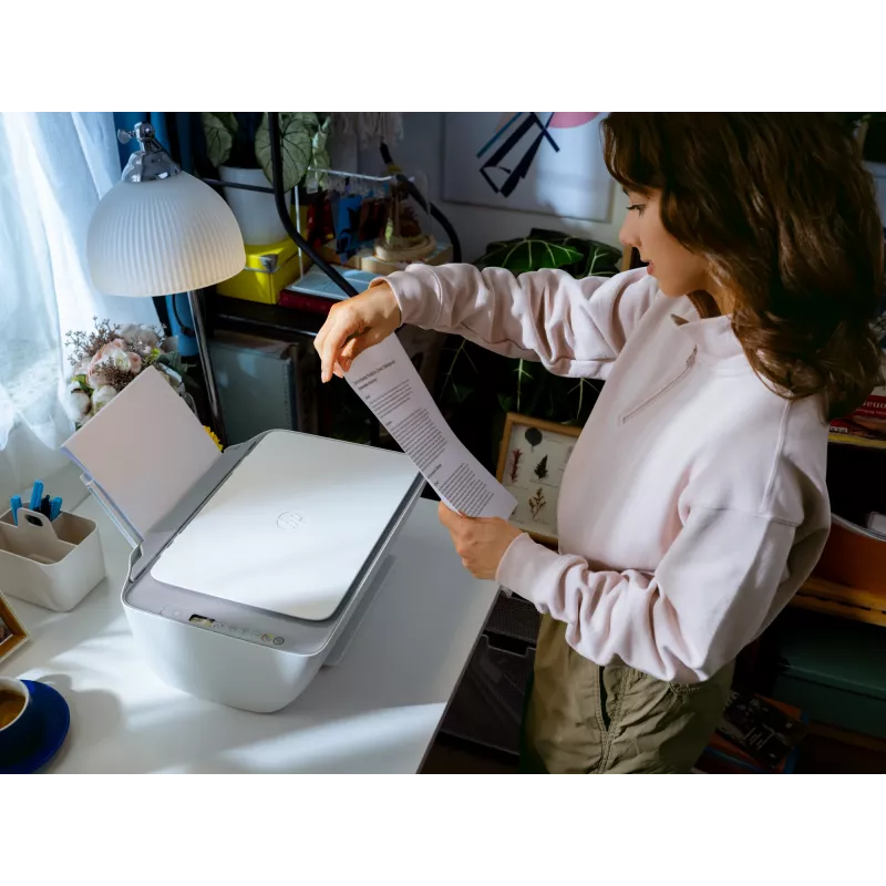 HP DeskJet 2922 Impresora multifunción inalámbrica en color, inyección térmica, impresión en color, 4800 x 1200 DPI, copia en color, A4, Blanco