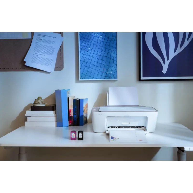HP DeskJet 2922 Impresora multifunción inalámbrica en color, inyección térmica, impresión en color, 4800 x 1200 DPI, copia en color, A4, Blanco