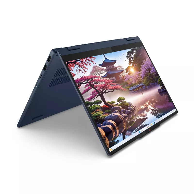 Lenovo IdeaPad 5 2-in-1 14AKP10 Copilot+ PC AMD Ryzen™ AI 5 340 Híbrido (2 en 1) 35,6 cm (14 inch) Pantalla táctil WUXGA 16 GB LPDDR5x-SDRAM 512 GB SSD Wi-Fi 7 (802.11be) Windows 11 Home Alemán Azul