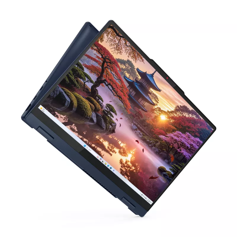 Lenovo IdeaPad 5 2-in-1 14AKP10 Copilot+ PC AMD Ryzen™ AI 5 340 Híbrido (2 en 1) 35,6 cm (14 inch) Pantalla táctil WUXGA 16 GB LPDDR5x-SDRAM 512 GB SSD Wi-Fi 7 (802.11be) Windows 11 Home Alemán Azul