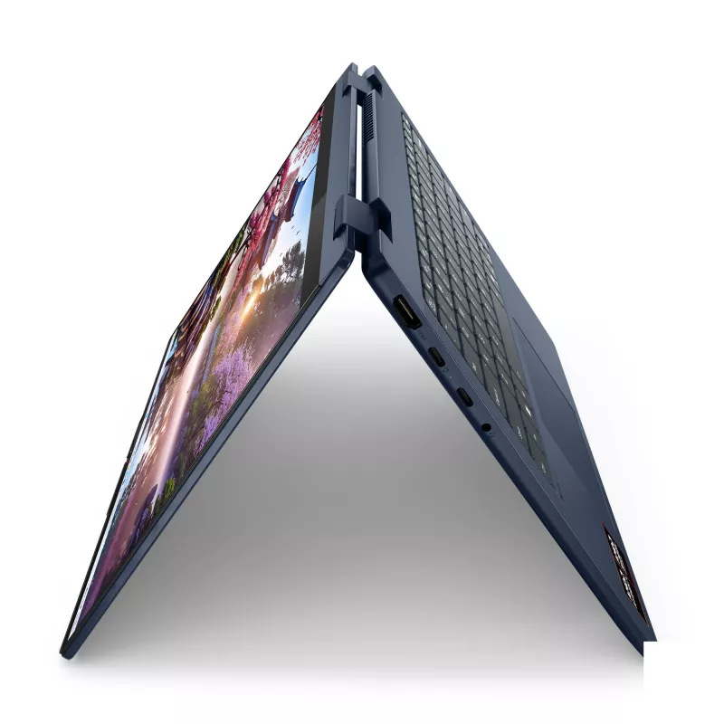 Lenovo IdeaPad 5 2-in-1 14AKP10 Copilot+ PC AMD Ryzen™ AI 5 340 Híbrido (2 en 1) 35,6 cm (14 inch) Pantalla táctil WUXGA 16 GB LPDDR5x-SDRAM 512 GB SSD Wi-Fi 7 (802.11be) Windows 11 Home Alemán Azul
