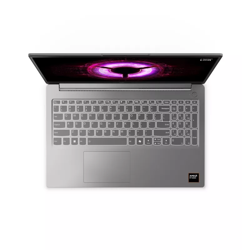 Lenovo LOQ 15ARP10E AMD Ryzen™ 7 7735HS Portátil 39,6 cm (15,6 inch) Full HD 16 GB DDR5-SDRAM 512 GB SSD NVIDIA GeForce RTX 4050 Wi-Fi 6 (802.11ax) Windows 11 Home Alemán Gris