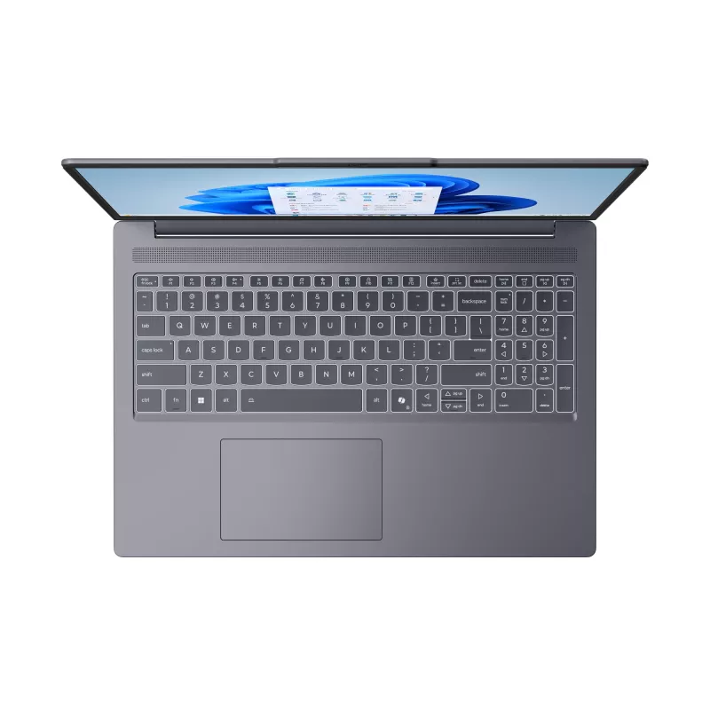 Lenovo IdeaPad Slim 3 16ARP10 AMD Ryzen™ 3 7335U Portátil 40,6 cm (16 inch) WUXGA 8 GB DDR5-SDRAM 512 GB SSD Wi-Fi 7 (802.11be) Windows 11 Home Alemán Gris
