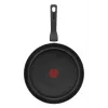 Tefal Hard Titanium Pro G28990 juego de sartenes, 2 uds., revestimiento de titanio, aluminio, inducción, 175°C, negro