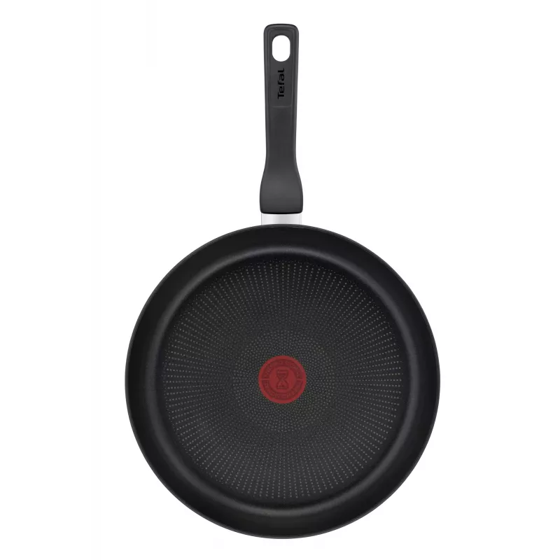 Tefal Hard Titanium Pro G28990 juego de sartenes, 2 uds., revestimiento de titanio, aluminio, inducción, 175°C, negro