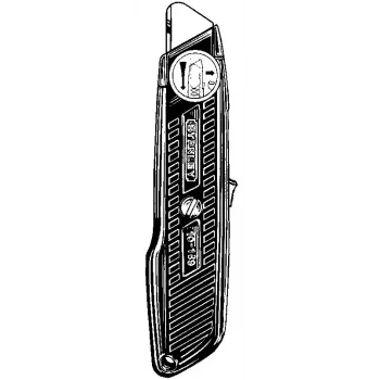 Cúter de seguridad Stanley 155 mm con retroceso por resorte