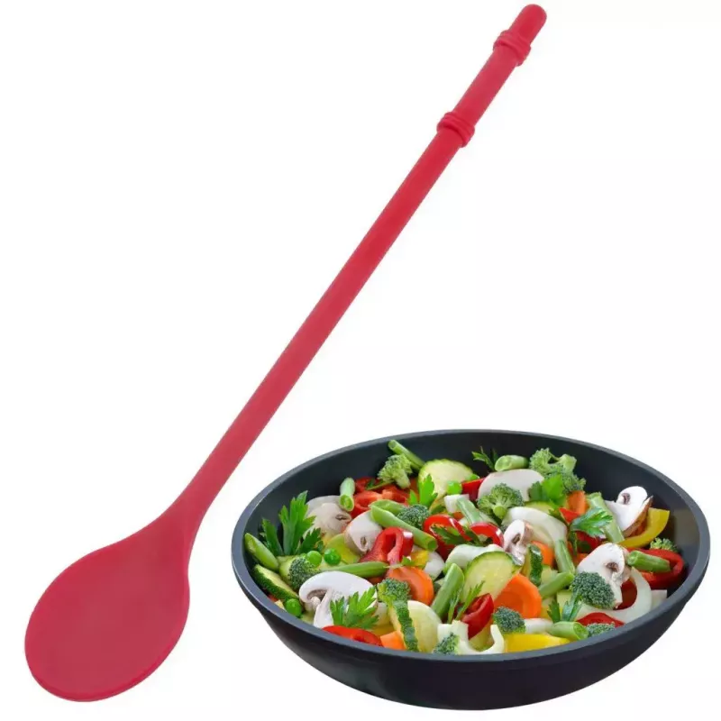 Cuchara de cocina de silicona Westmark 15662270 — Núcleo metálico, Rojo, 282×47×13 mm, 1 unidad