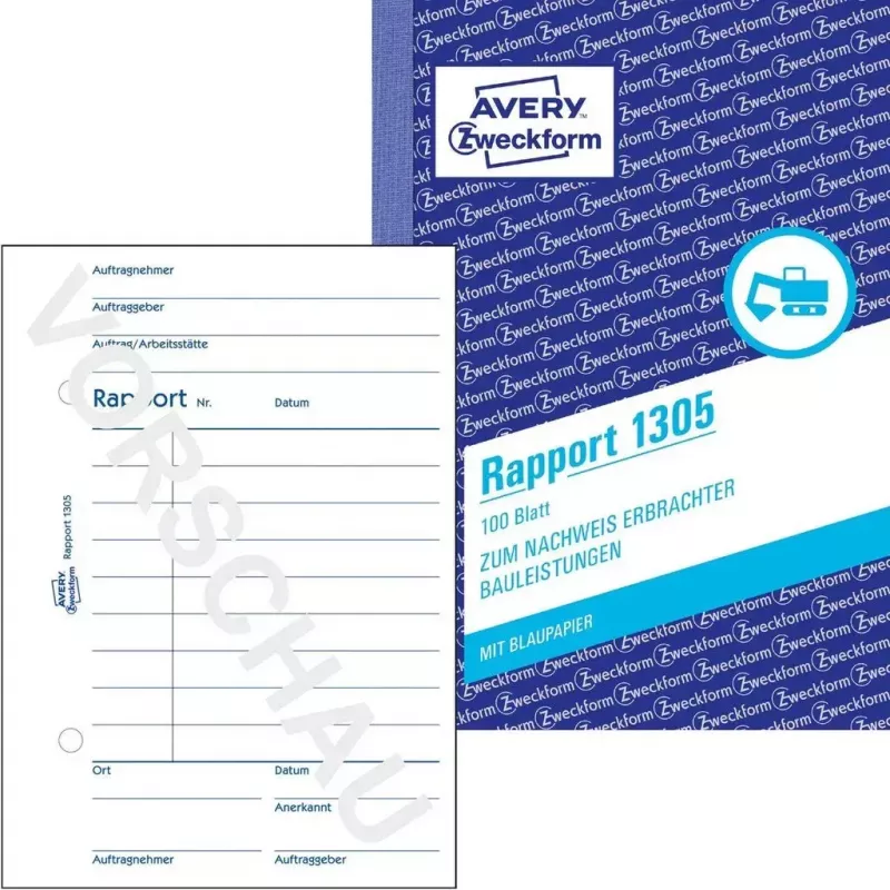 Formulario/libro de contabilidad A6 Avery 1305