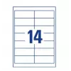 Etiquetas de dirección autoadhesivas Avery Zweckform 3678 — papel blanco, 9,7×3,7 cm, 1400 etiquetas (100 hojas)