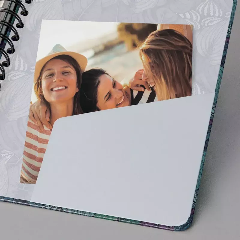 Cuaderno de notas Sigel Jolie JN612 A5 60 hojas negro verde lila turquesa