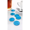Sigel WM007 Fichas de bebida, azul, 25 mm