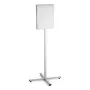 Expositor de información Durable 502957 A3 acero inoxidable, 638×638×1420 mm, antracita/gris