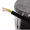 Cable de teléfono Helos 014864 50 m negro