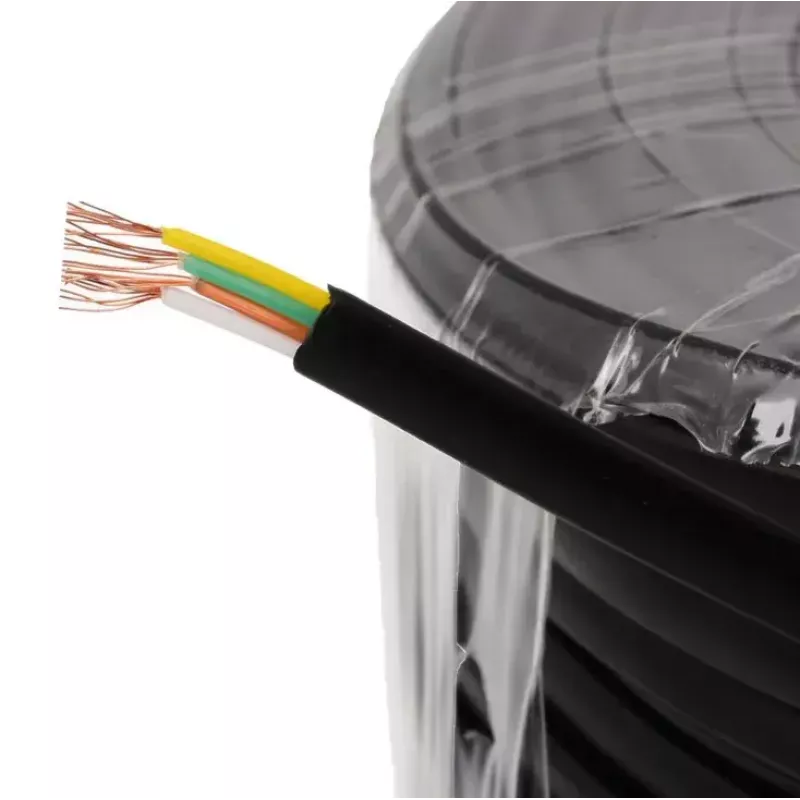 Cable de teléfono Helos 014864 50 m negro