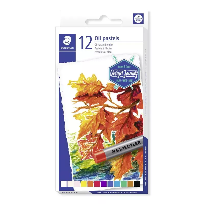Staedtler Karat pasteles al óleo, 12 uds.